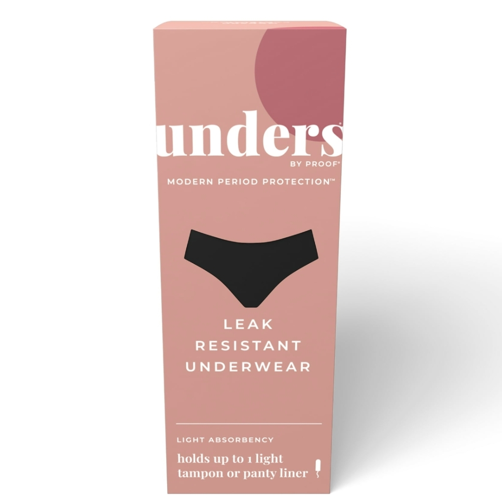 UNDER 'S BY PROOF PERIOD PROTECTION 1 UNDERWEAR LIGHT ABSORBENCY BRIEF XL